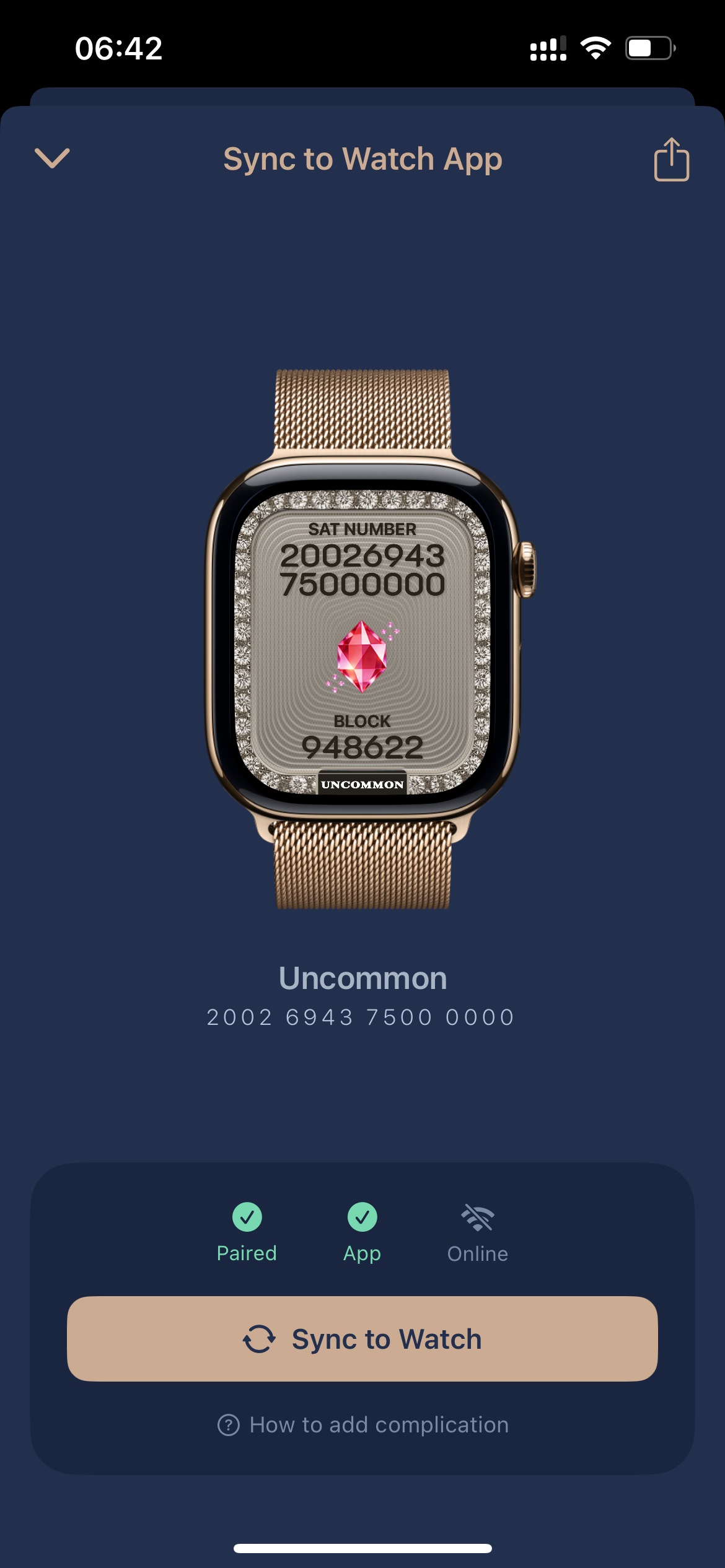 A native Apple Watch app